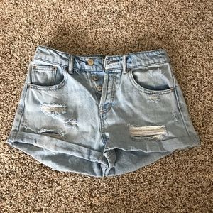 Cute high waisted jean shorts